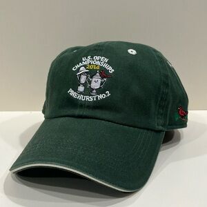Ahead Green Sports Hat with Pinehurst Back to Back Championship Logo on Front